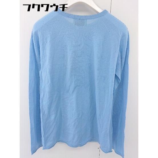 * * STILE BENETTON tag attaching regular price 1.1 ten thousand jpy wool knitted long sleeve sweater size M light blue lady's 