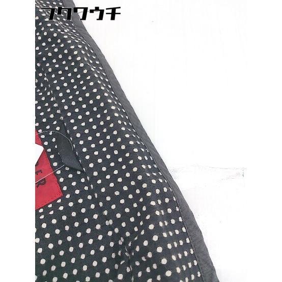 ◇ SUPER HAKKA スーパーハッカ 水玉 ジップアップ 長袖 ジャケット ブラック ホワイト レディース_画像5