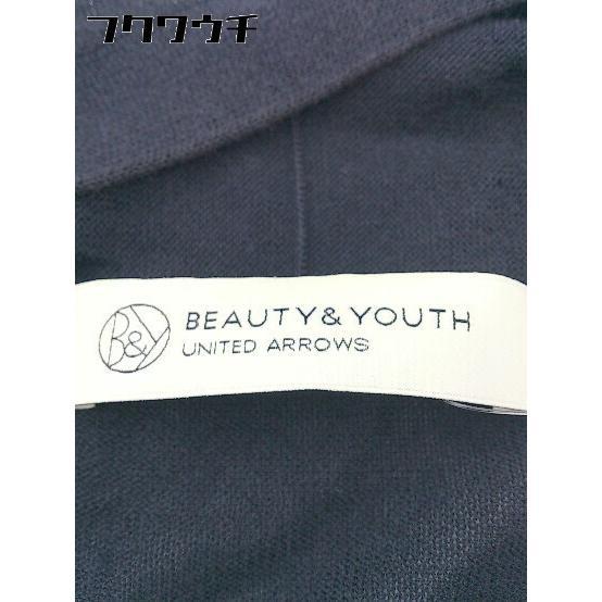 ◇ BEAUTY & YOUTH ビューティアンドユース UNITED ARROWS 長袖 カーディガン ネイビー レディース_画像4