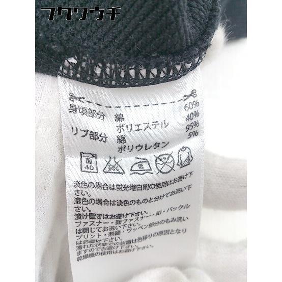 ◇ adidas アディダス 長袖 ジップアップ パーカー サイズOT ブラック ホワイト系 レディース_画像5