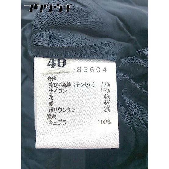 ◇ ◎ mila schon ミラショーン タグ付 定価 3万円 膝丈 タイト スカート サイズ40 ブラック レディース_画像4