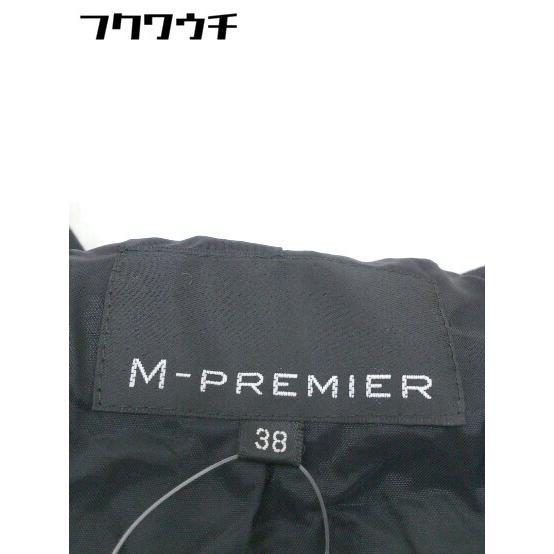 ◇ M premier エムプルミエ シングル 1B 長袖 テーラードジャケット サイズ38 ブラック レディース_画像4