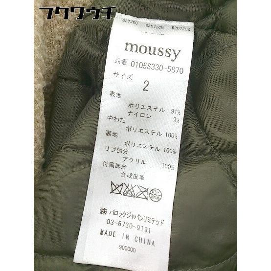 # * MOUSSY Moussy подкладка есть длинный рукав пальто размер 2 хаки женский 