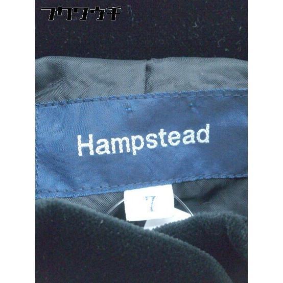 ◇ Hampstead ハムステッド ベロア スタンドカラー ジャケット サイズ7 ブラック レディース_画像4