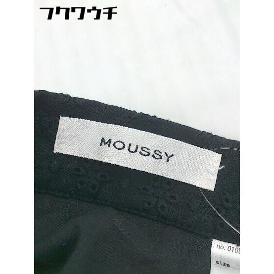 ◇ MOUSSY マウジー 総刺繍 フリル ロング フレア スカート サイズ 2 ブラック レディース_画像4