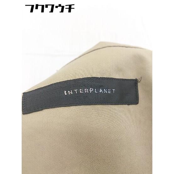 ◇ INTERPLANET インタープラネット コート サイズ40 ベージュ系 レディース_画像4