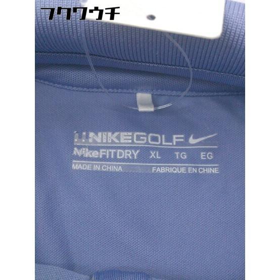 ◇ NIKE ナイキ GOLF ゴルフ ウェア 半袖 ポロシャツ サイズXL パープル系 レディース_画像4