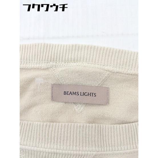 ◇ BEAMS LIGHTS ビームスライツ 長袖 Tシャツ カットソー サイズ38 ベージュ レディース_画像4