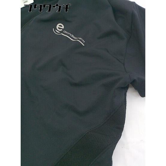 ◇ 23区 SPORT ニジュウサンクスポーツ ハーフジップ 半袖 ポロシャツ サイズ3 ブラック レディース_画像6