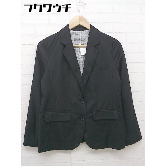 * one after another NICE CLAUP 2B long sleeve tailored jacket size S black lady's 
