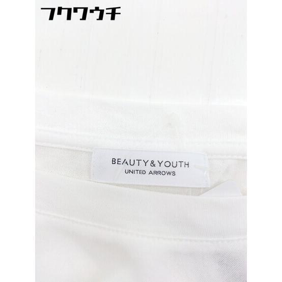 ◇ BEAUTY & YOUTH ビューティアンドユース UNITED ARROWS 七分袖 Tシャツ カットソー オフホワイト レディース_画像4