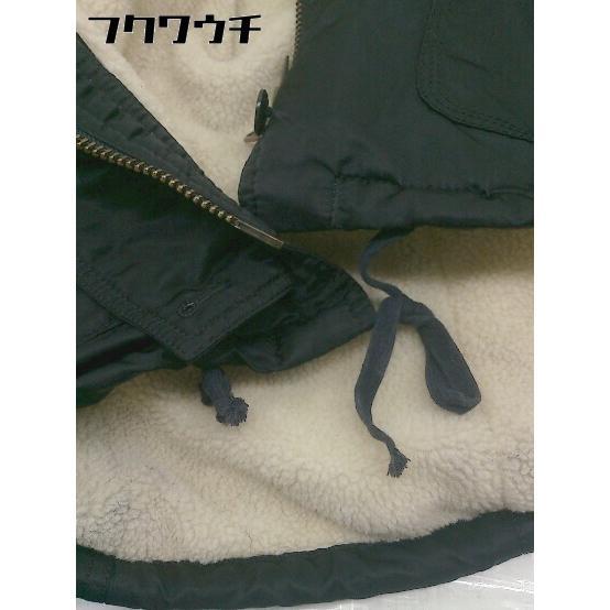◇ DKNY ダナキャランニューヨーク 裏ボア 長袖 中綿 ジャケット パーカー サイズ42 ブラック レディース_画像9