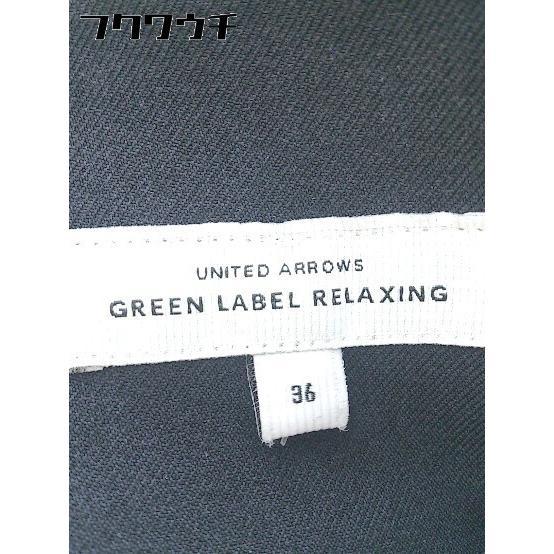 ◇ ◎ green label relaxing UNITED ARROWS ショルダーベルト ハイウエスト ワイドパンツ サイズ 36 ブラック レディース_画像4