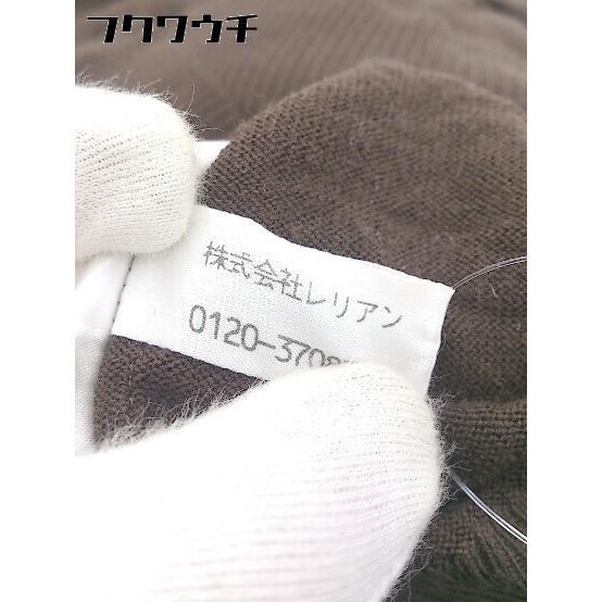 ◇ ROCHAS ロシャス タートルネック ウール ニット 長袖 セーター サイズ 13＋ ブラウン レディース_画像6