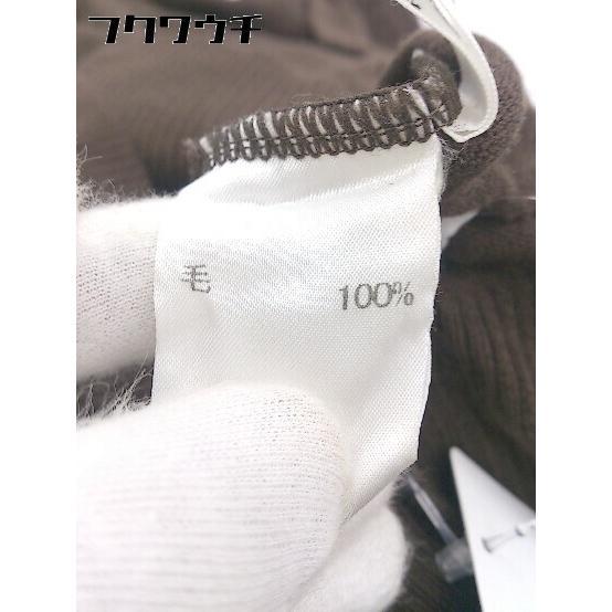 ◇ ROCHAS ロシャス タートルネック ウール ニット 長袖 セーター サイズ 13＋ ブラウン レディース_画像5