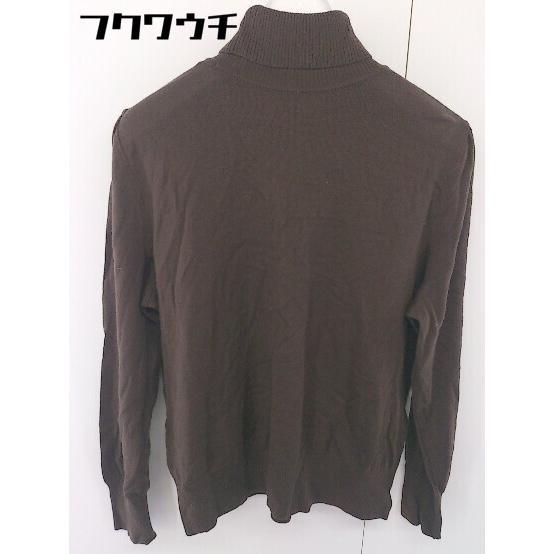 ◇ ROCHAS ロシャス タートルネック ウール ニット 長袖 セーター サイズ 13＋ ブラウン レディース_画像3