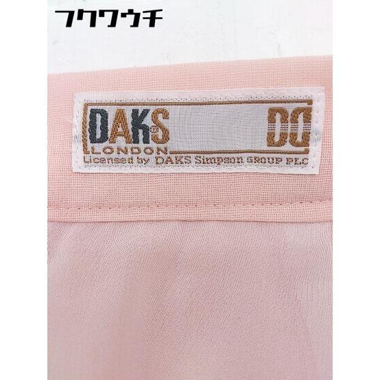 ◇ DAKS ダックス ジップアップ スリット 膝下丈 タイト スカート サイズ 67-93 ピンク レディース_画像4