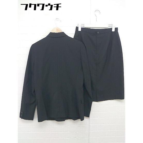 * Vert Dense Vert Dense колени длина одиночный 3B юбка костюм верх и низ размер 3 черный женский 