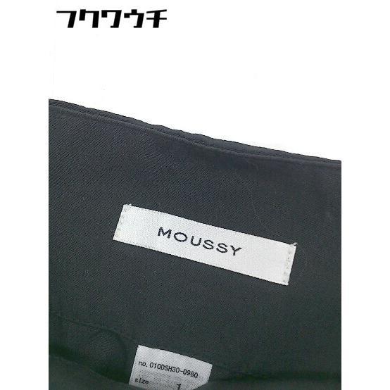 ◇ MOUSSY マウジー サイドジップ スリット ロング フレア スカート サイズ1 ブラック レディース_画像4