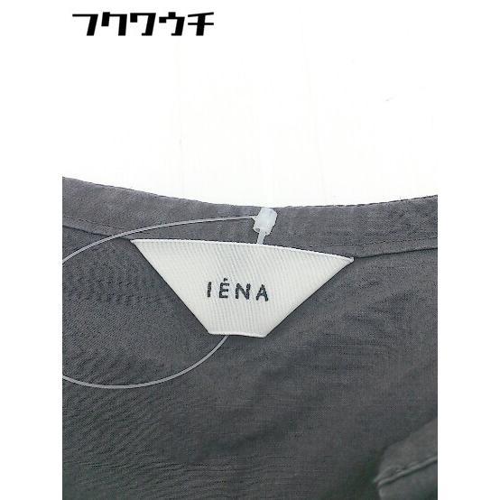 ◇ IENA イエナ ノースリーブ シャツ ブラウス グレー レディース_画像4