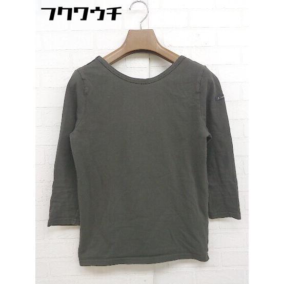 * Le Minor Le Minor France made 7 minute sleeve T-shirt cut and sewn size 1 charcoal khaki lady's 