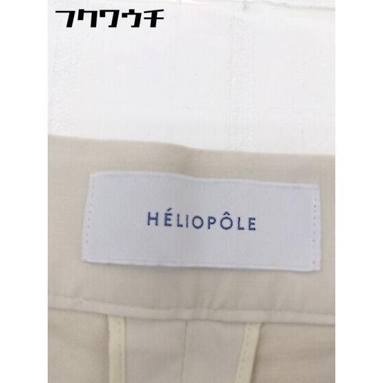 ◇ HELIOPOLE エリオポール タック ワイド パンツ サイズ36 ライトベージュ系 レディース_画像4