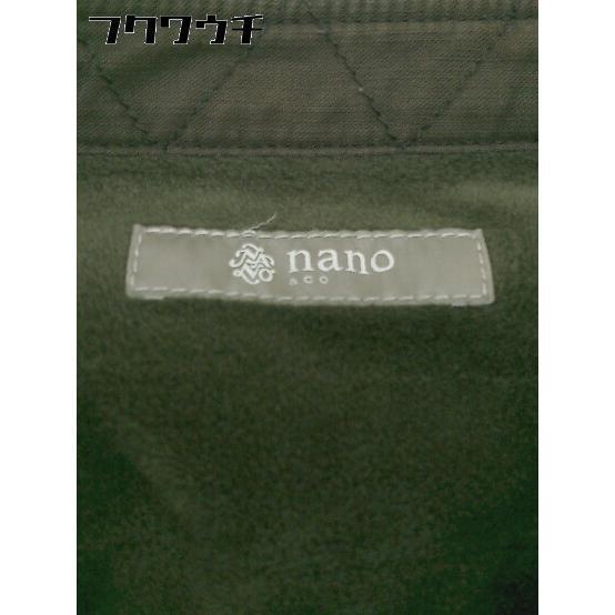 ◇ nano universe ナノ ユニバース 長袖 ジャケット サイズS カーキ レディース_画像4