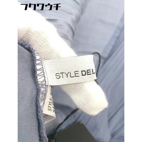 ◇ ◎ ●未使用● STYLE DELI プリーツ - カットソー サイズS ネイビー系 レディース_画像4