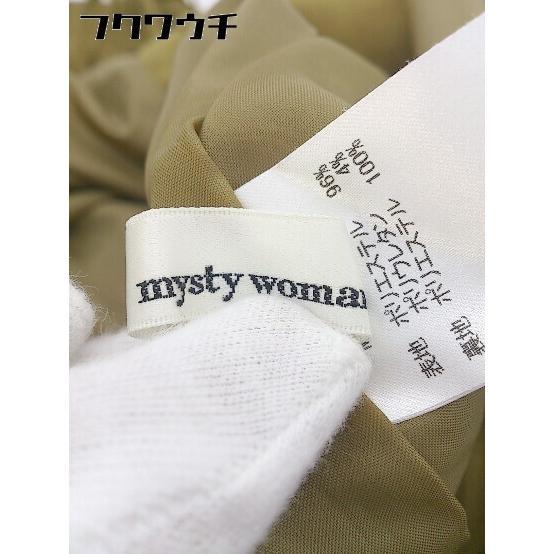 ◇ mysty woman ミスティウーマン ノースリーブ ロング ジャンバースカート サイズF マスタード レディース_画像8
