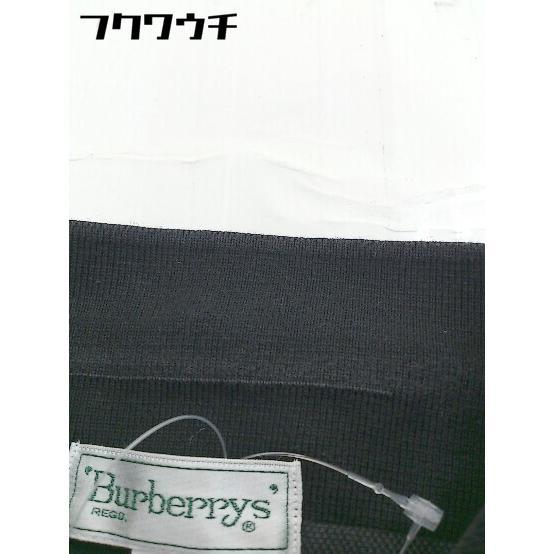 ◇ ◎ Burberry's バーバリーズ 鹿の子 ロゴ 半袖 ミニ ポロシャツ ワンピース サイズM チャコールグレー系 レディース_画像6