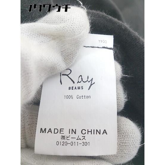 ◇ RAY BEAMS SHO MIYATA プリント 長袖 Tシャツ カットソー チャコールグレー系 レディース_画像6