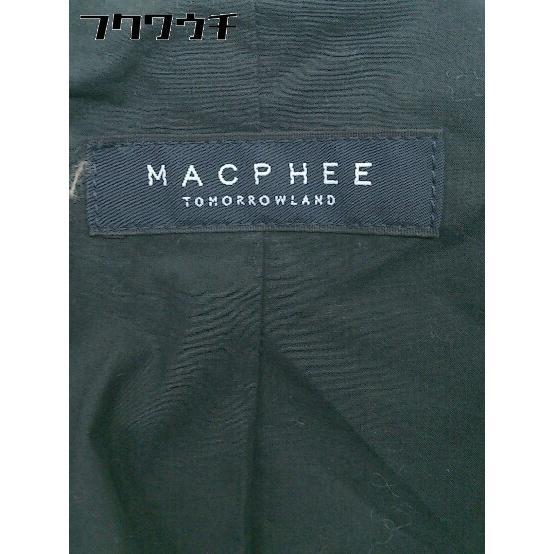 ◇ ◎ MACPHEE マカフィー TOMORROWLAND スリット 長袖 ジャケット サイズ36 ネイビー レディース_画像4