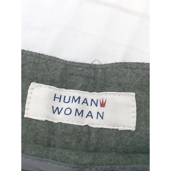◇ HUMAN WOMAN ヒューマンウーマン テーパード パンツ サイズS グレー レディース_画像5