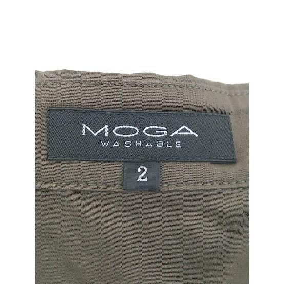 * MOGA Moga long sleeve shirt blouse size 2 khaki lady's 