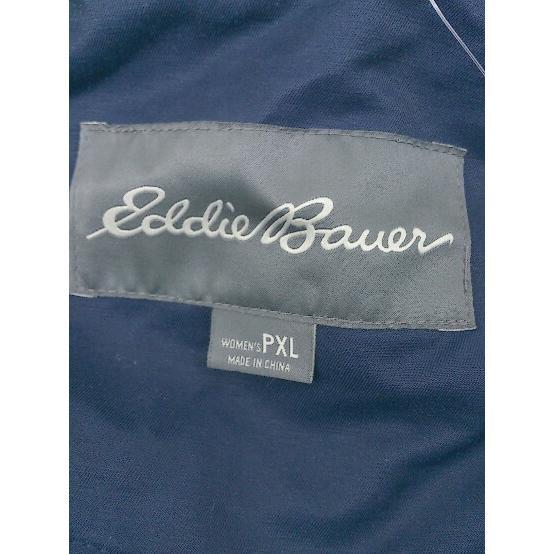 ◇ Eddie Bauer エディー バウアー ロング丈 長袖 マウンテン パーカー サイズPXL ネイビー レディース_画像4