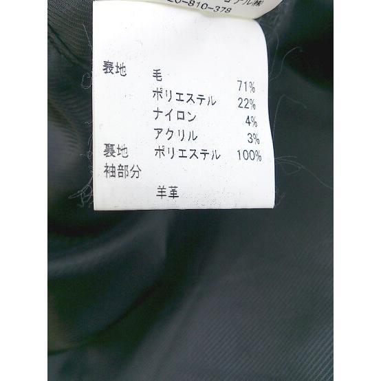◇ hiromichinakano ヒロミチナカノ 長袖 ダッフルコート サイズM グレー系 ブラック レディース_画像7