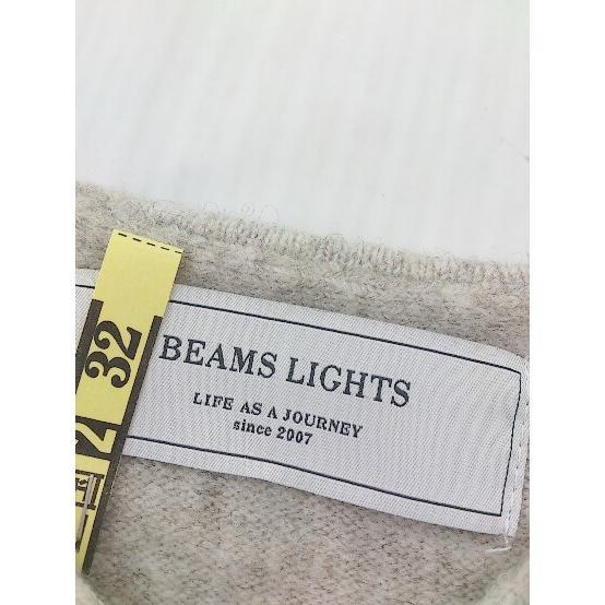 ◇ BEAMS LIGHTS ビームス ライツ Vネック 長袖 ニット セーター サイズ38 ベージュ レディース_画像4