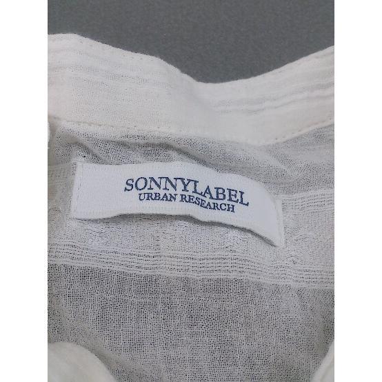 ◇ Sonny Label サニーレーベル URBAN RESEARCH ノースリーブ シャツ ブラウス サイズF オフホワイト レディース_画像4