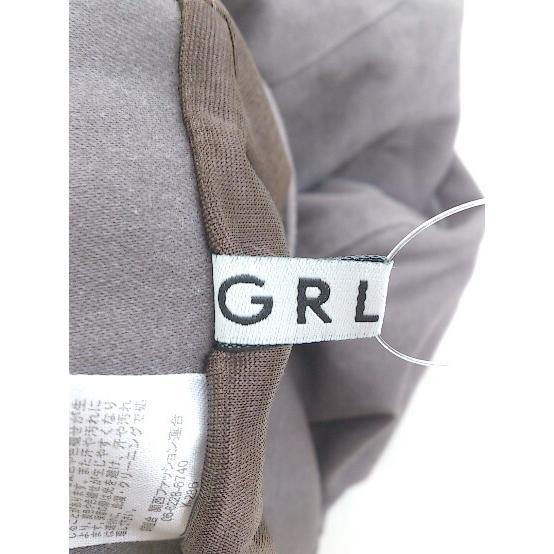 ◇ GRL グレイル ロング フレア スカート サイズM ブラウン レディース_画像4