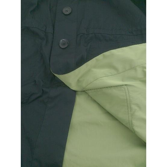 ◇ BARNEYS NEWYORK バーニーズ ニューヨーク リバーシブル 長袖 コート サイズ40 グリーン ブラック レディース_画像7