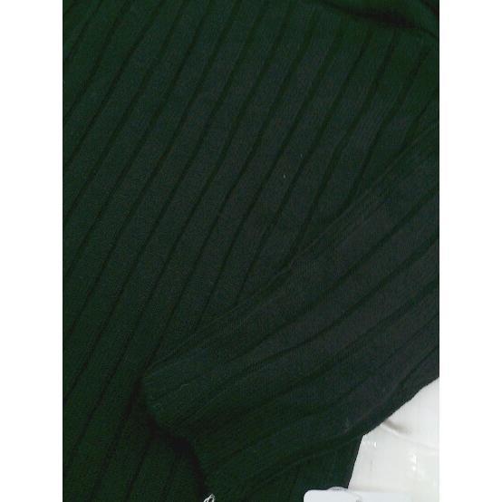 ◇ ◎ ●美品● Coomb クーム リブ 長袖 ニット セーター サイズ40 ブラック レディース P_画像8