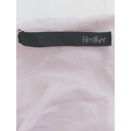 ◇ Heather ヘザー 長袖 シャツ ブラウス サイズF ピンク レディース P_画像4