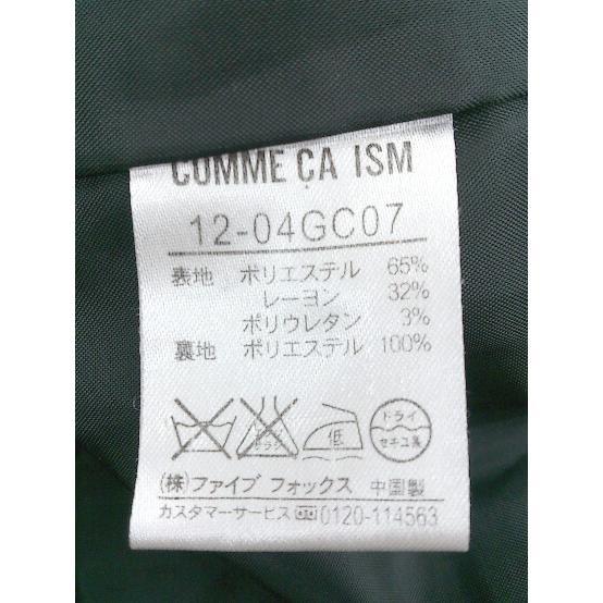 ◇ COMME CA ISM コムサイズム 1B ピンストライプ 長袖 テーラードジャケット サイズL ブラック レディース P_画像5
