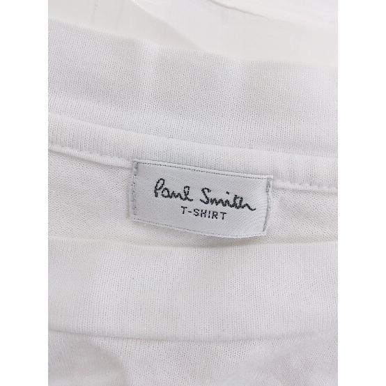 ◇ Paul Smith ポール スミス HELLO 半袖 Tシャツ カットソー サイズM オフホワイト ピンク レディース P_画像4