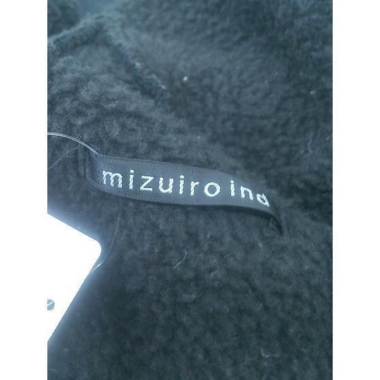 ◇ mizuiroind ミズイロインド 長袖 コート ブラック レディース P_画像4