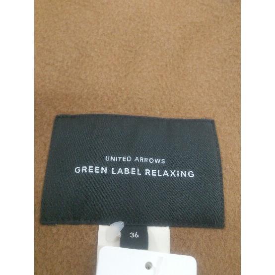 ◇ green label relaxing UNITED ARROWS ウール混 長袖 コート サイズ36 ブラウン レディース P_画像4