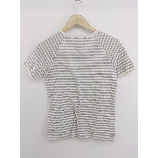 ◇ Charpentier de Vaisseau ボーダー 半袖 Tシャツ カットソー サイズ0 ホワイト系 グレー系 レディース P_画像3