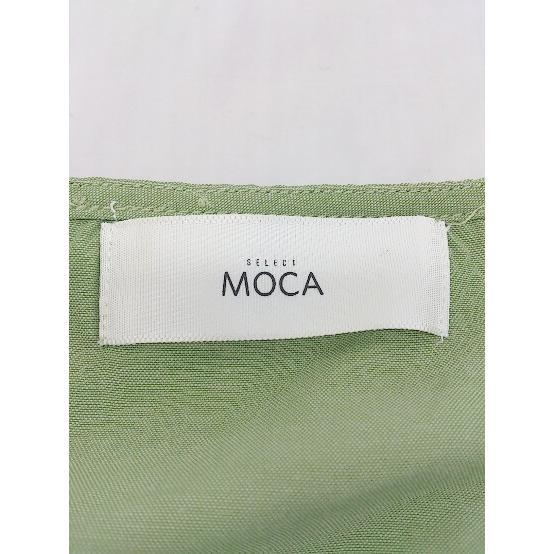 ◇ select MOCA セレクト モカ フレアスリーブ 半袖 ブラウス サイズ F カーキ系 レディース P_画像4