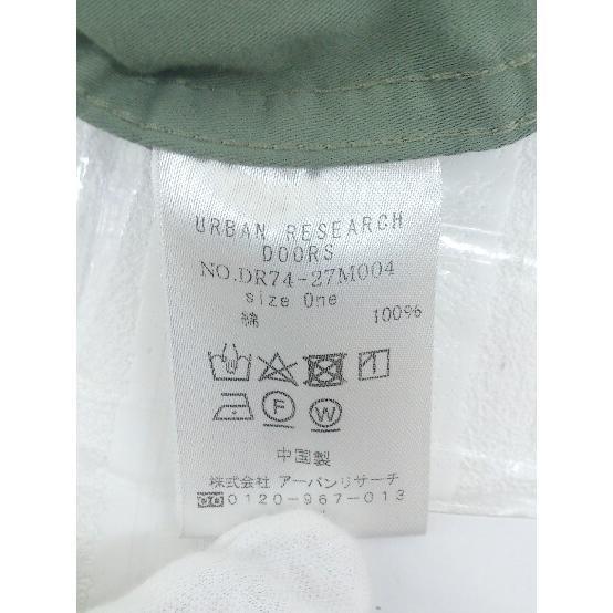 ◇ URBAN RESEARCH DOORS ノーカラー ジップアップ 長袖 ジャケット サイズONE カーキ レディース P_画像5