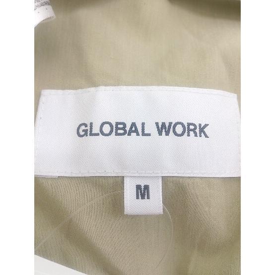 ◇ GLOBAL WORK グローバルワーク 1B 七分袖 ショート ジャケット サイズM ベージュ レディース P_画像4